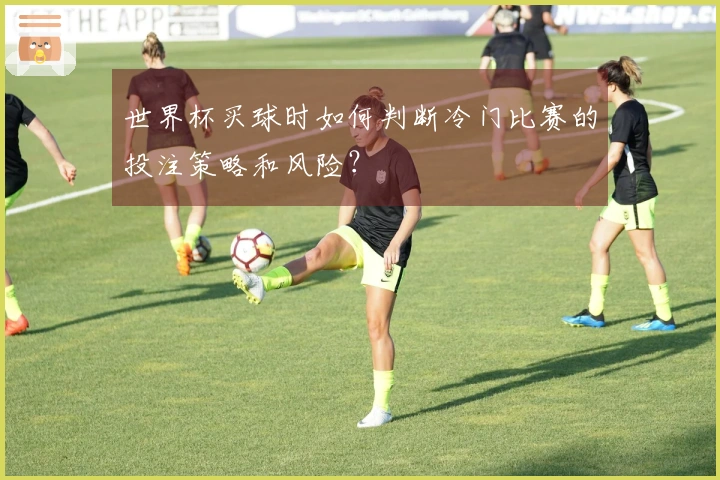 世界杯买球时如何判断冷门比赛的投注策略和风险？