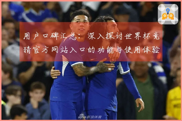 用户口碑汇总:深入探讨世界杯竞猜官方网站入口的功能与使用体验